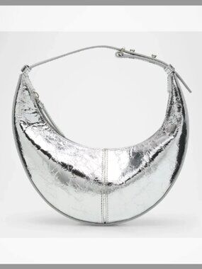 Proenza Schouler NWT Slide Mini Crinkled Metallic Leather Shoulder Bag ($720)